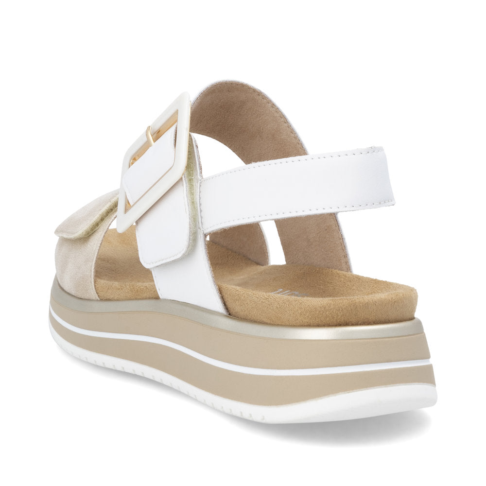 Remonte Women's D1J53-80 Sandals White Combination