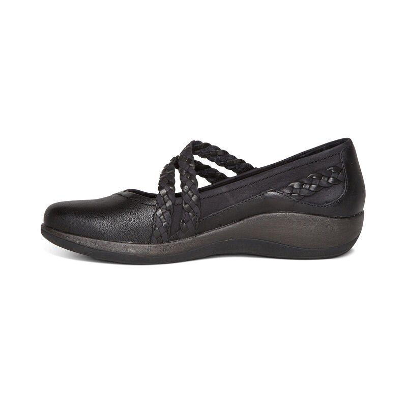 Aetrex Women's Annie Mary Jane Black