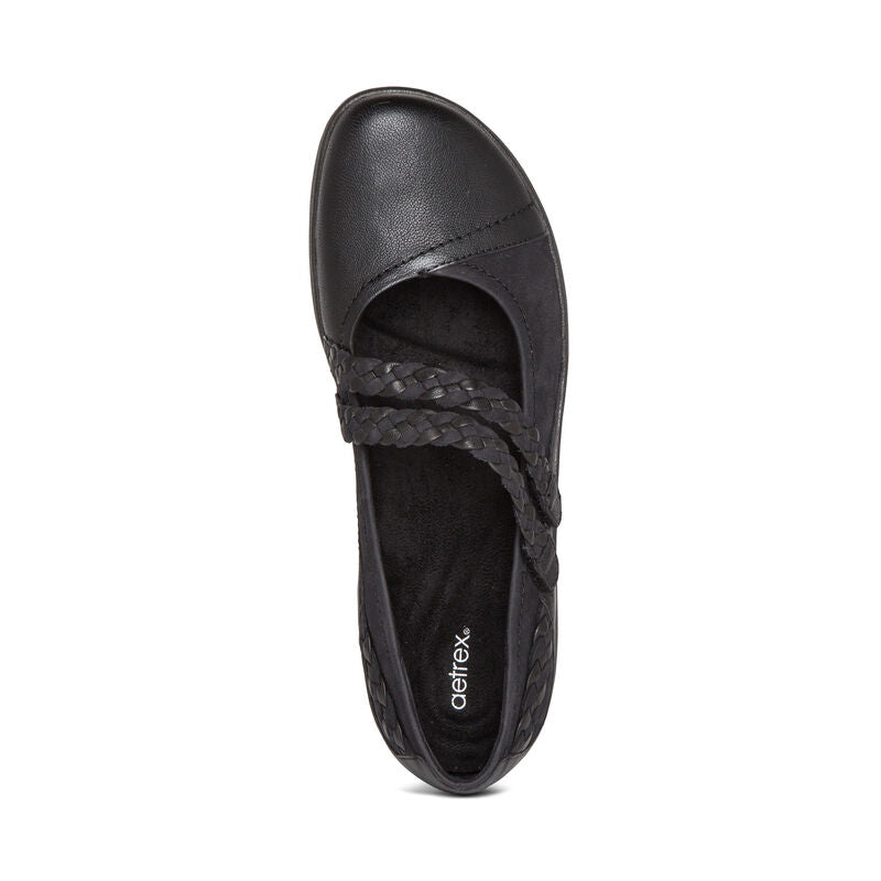 Aetrex Women's Annie Mary Jane Black