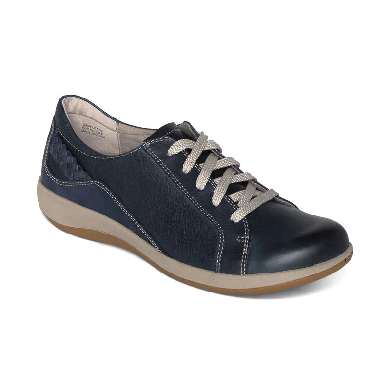 Aetrex Women's Dana Lace Up Oxford Navy