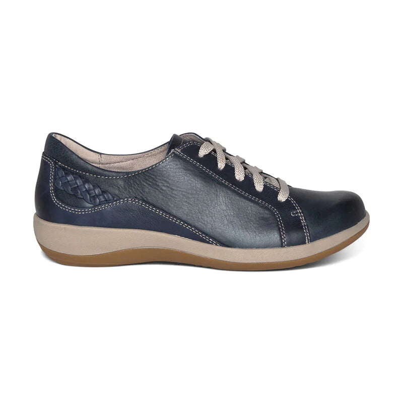 Aetrex Women's Dana Lace Up Oxford Navy