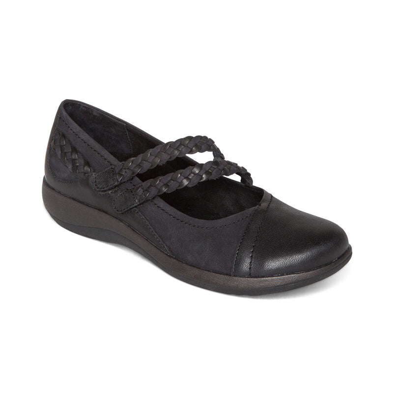 Aetrex Women's Annie Mary Jane Black