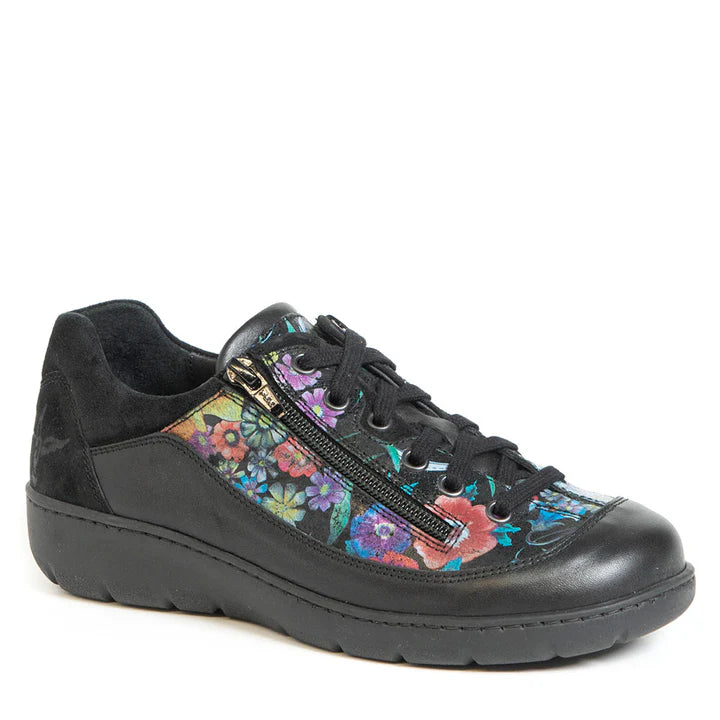 Portofino DY-5061 Shoes Floral Black
