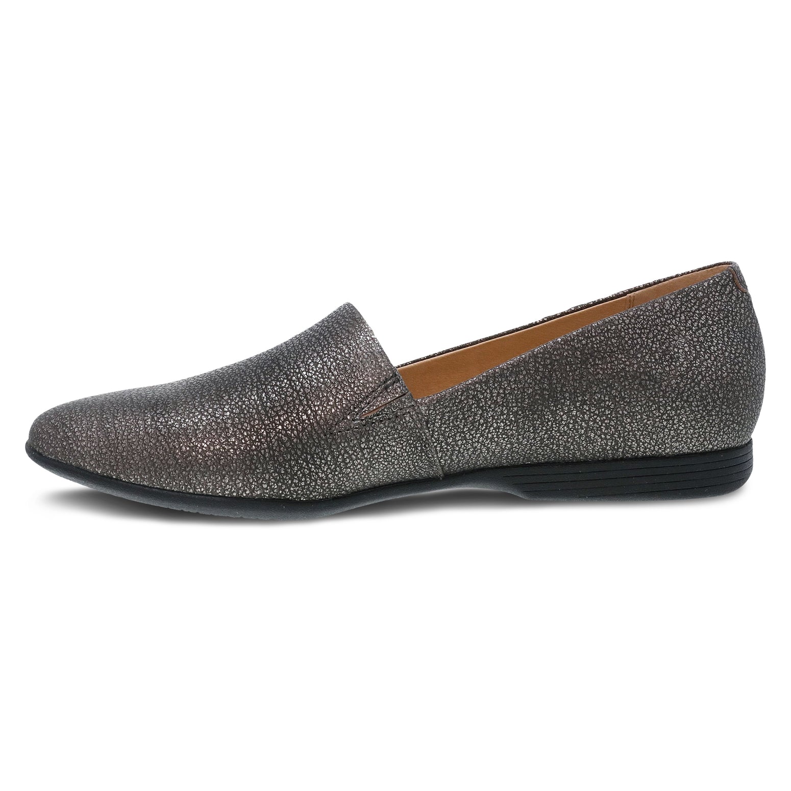 Dansko Women's Larisa Flats Pewter Metallic