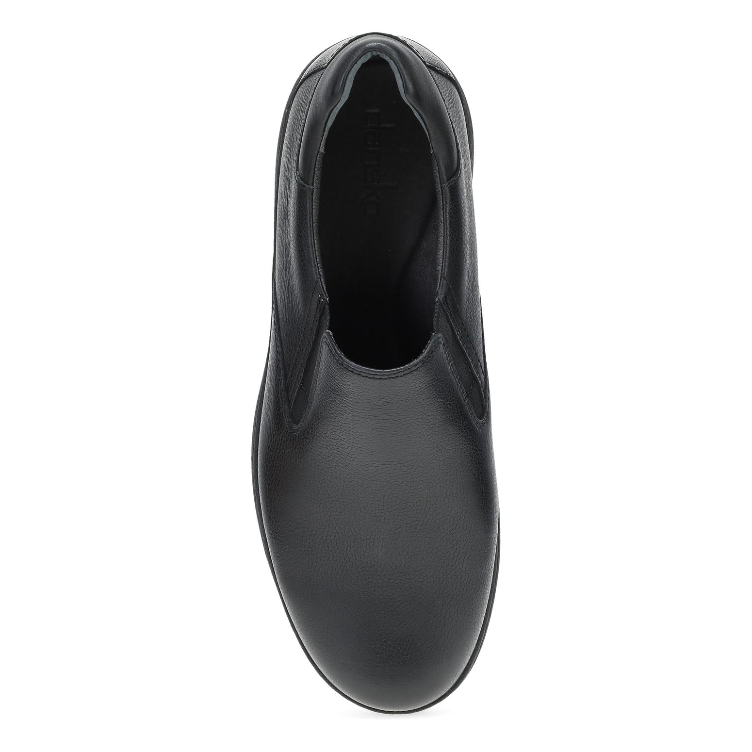 Dansko Men's Thomas Waterproof Slip-On Work/Kitchen Shoes Black Leather