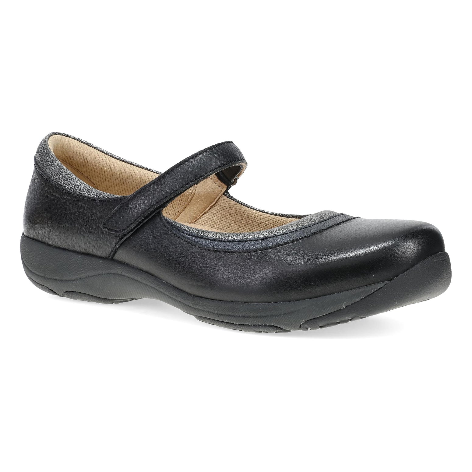 Dansko Women's Stacy 2.0 Mary Jane Black Leather