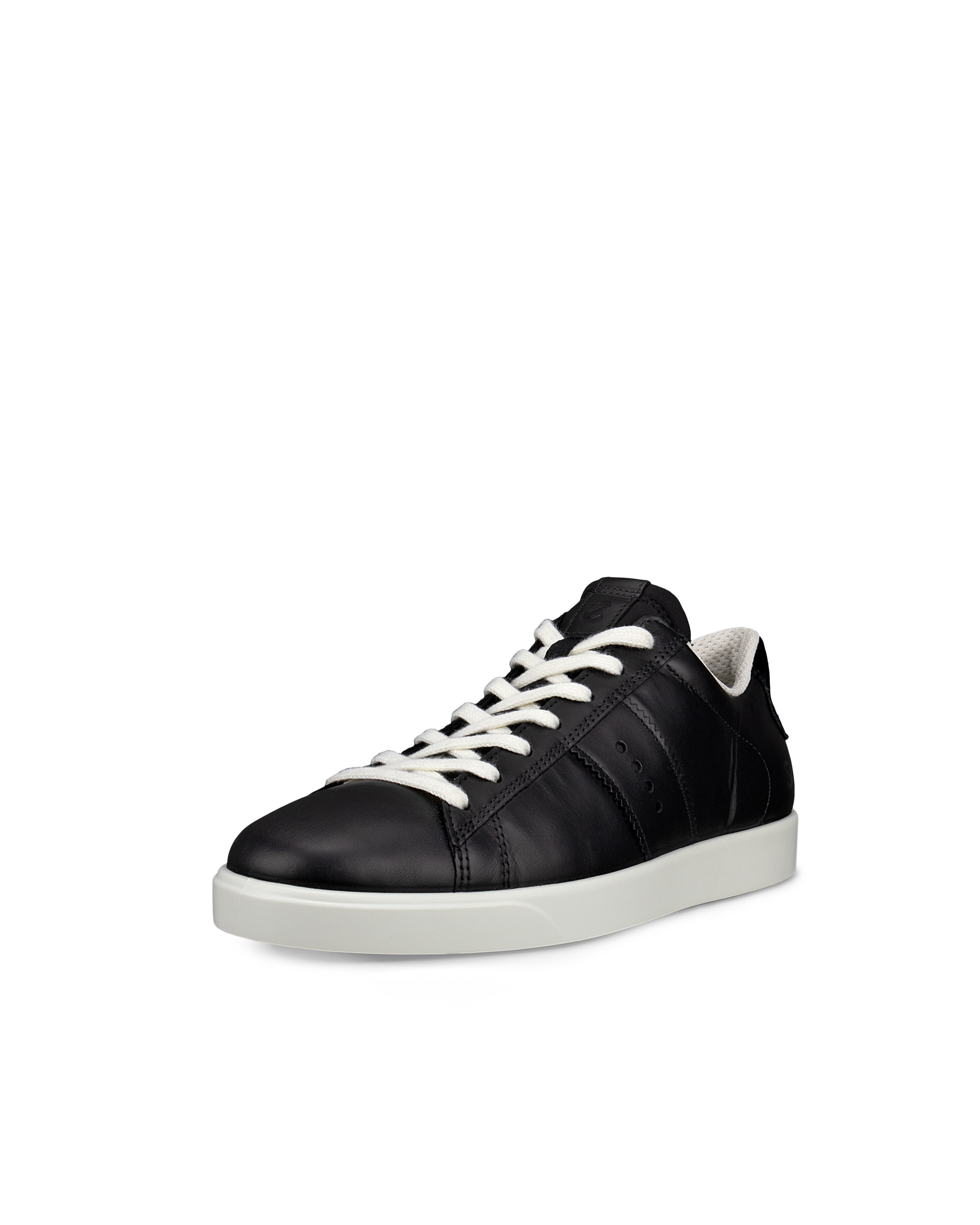 ECCO Women's Street Lite Leather Sneaker Black