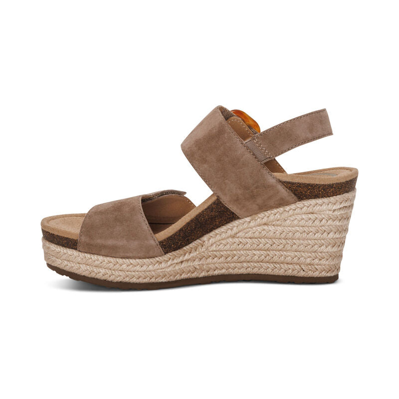 Aetrex Women's Ashley Sandals Taupe