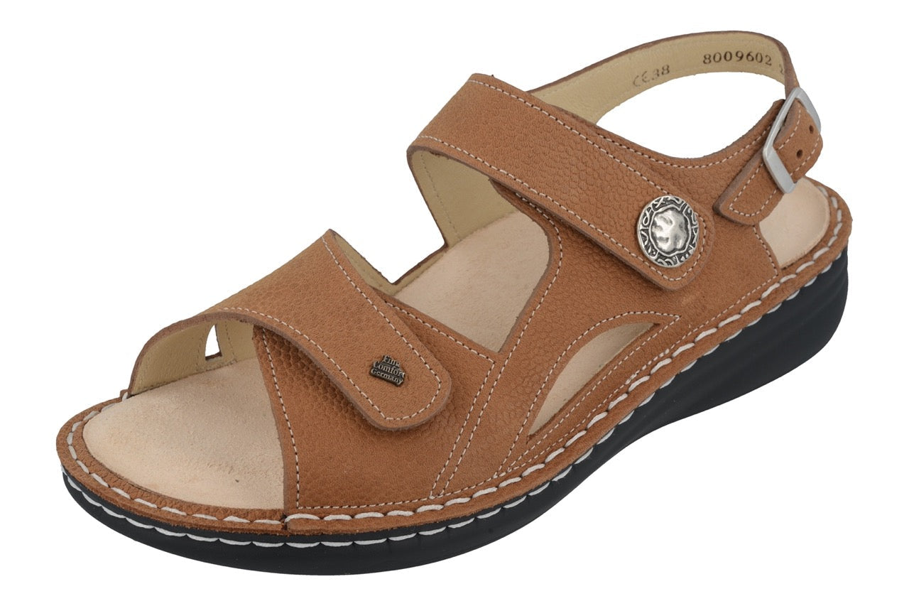 Finn Comfort Women's Barbuda Mellow Sandals Brandy