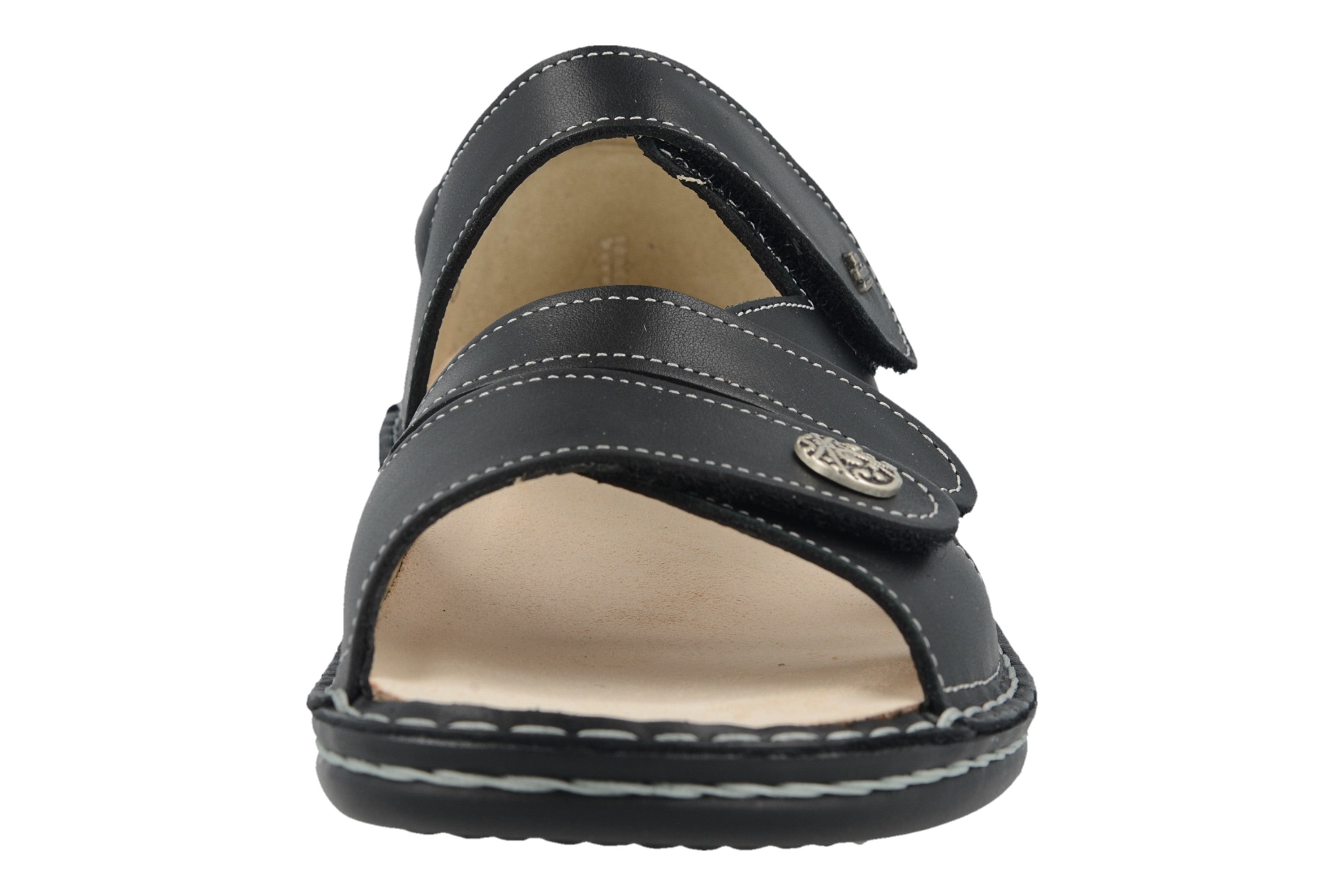 Finn Comfort Women's Biella-S Sandals Luxperl Black/Schwarz