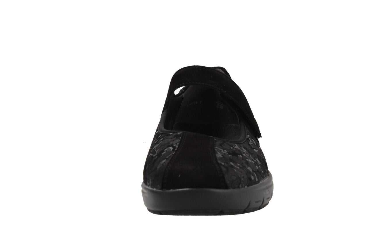 Semler Women's Greta Ballerina Mary Jane Black