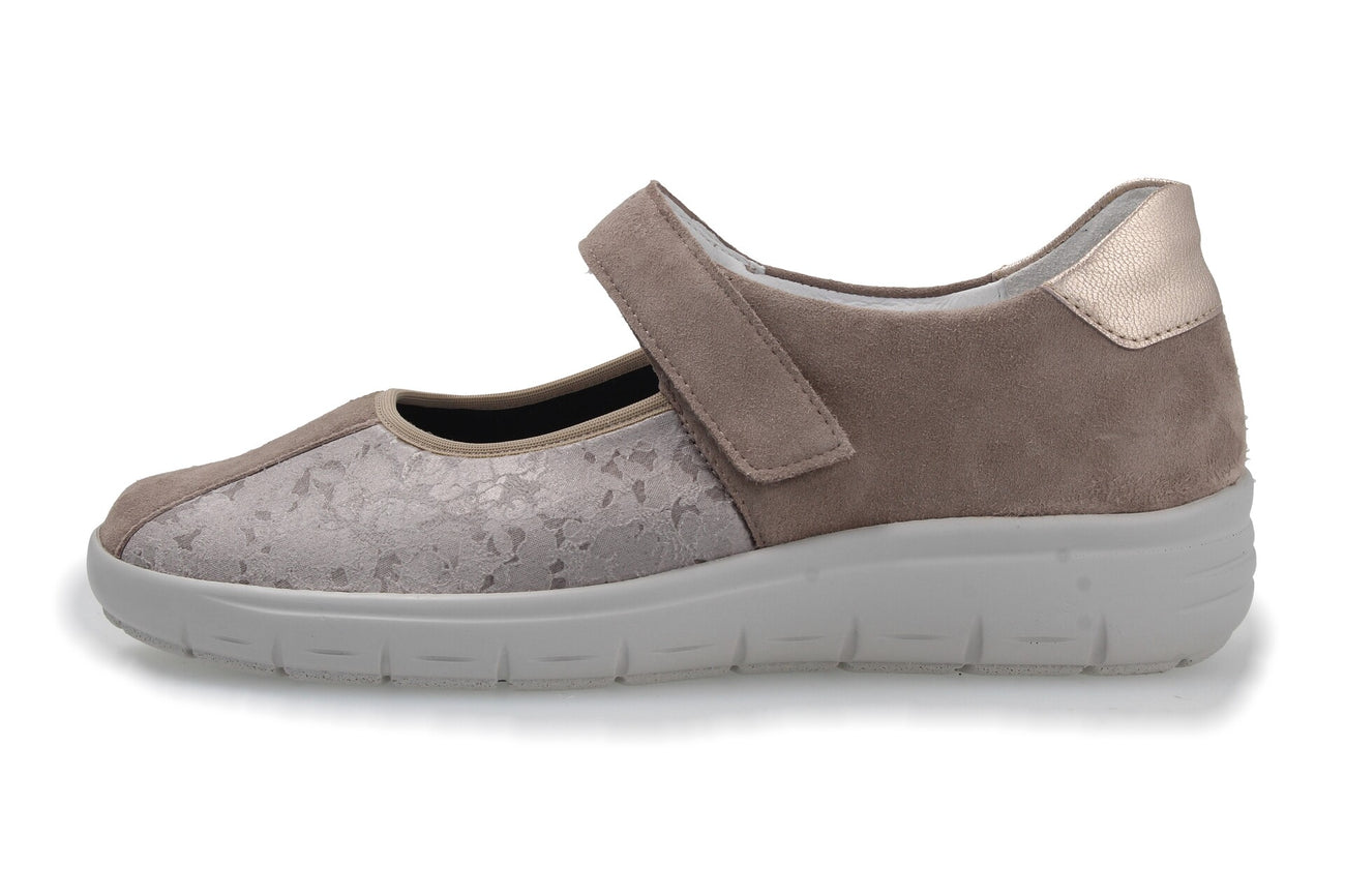 Semler Women's Greta Ballerina Mary Jane Panna/Düne