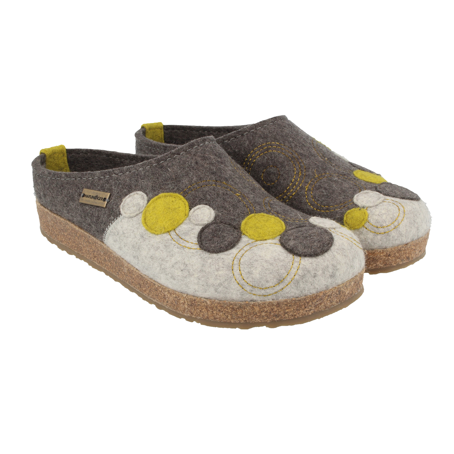 Haflinger Women's Fizz Slippers Grey