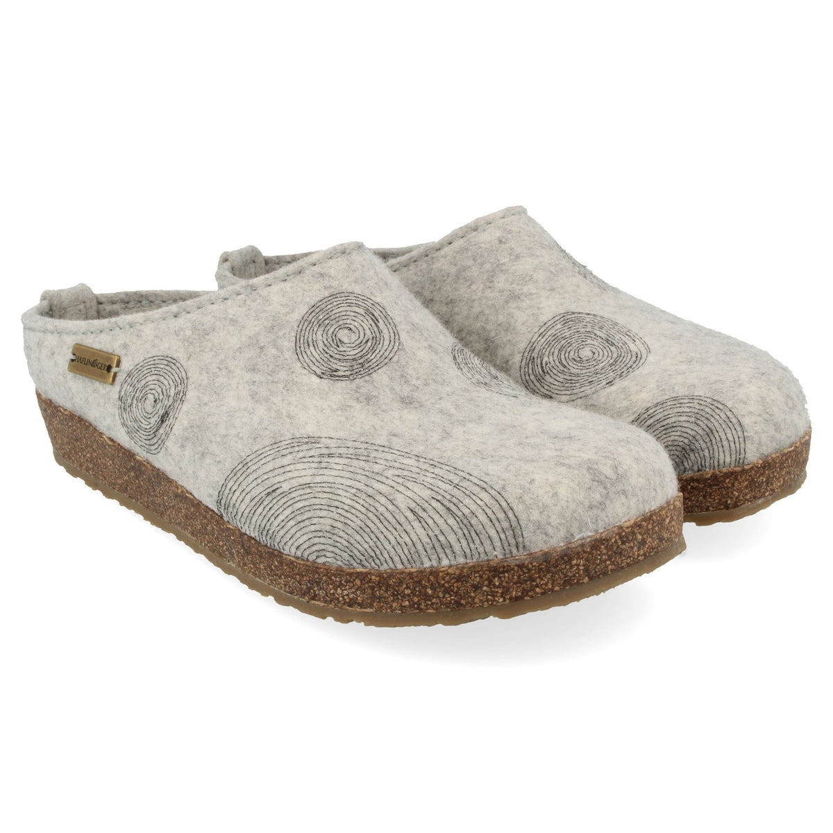 Haflinger Spirit Slippers Silver Grey