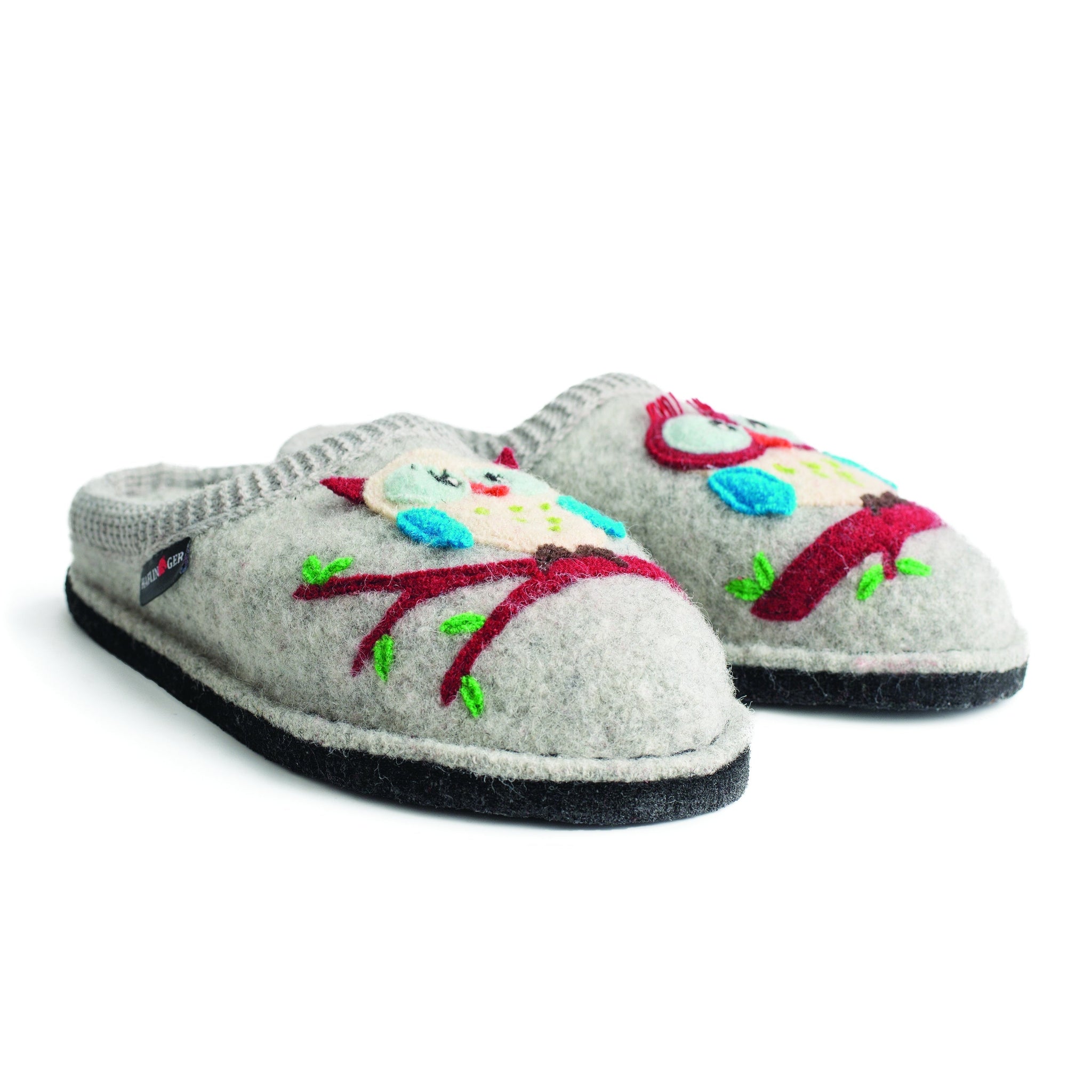Haflinger Olivia Slippers Silver Grey