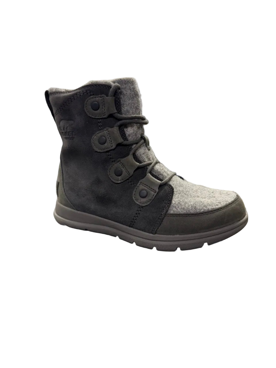 Sorel Women's Explorer II Joan Faux Fur Boots Grey