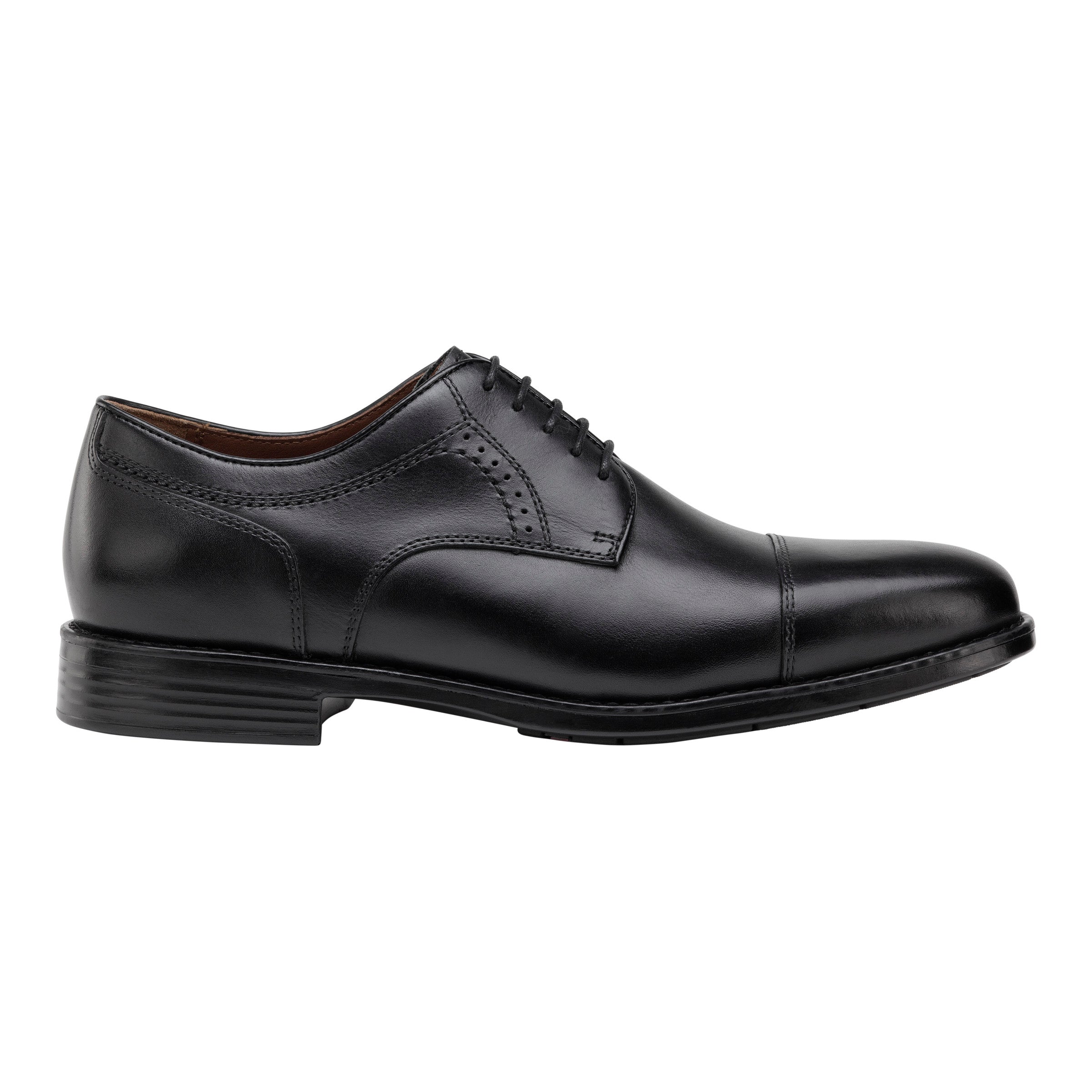 Johnston & Murphy XC4 Branning Cap Toe Dress Shoes Black