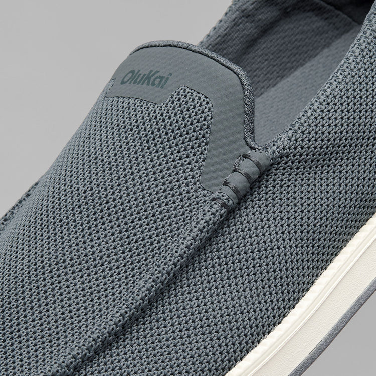 OluKai Men's Kakaha Mesh Slip-On Sneakers Rock