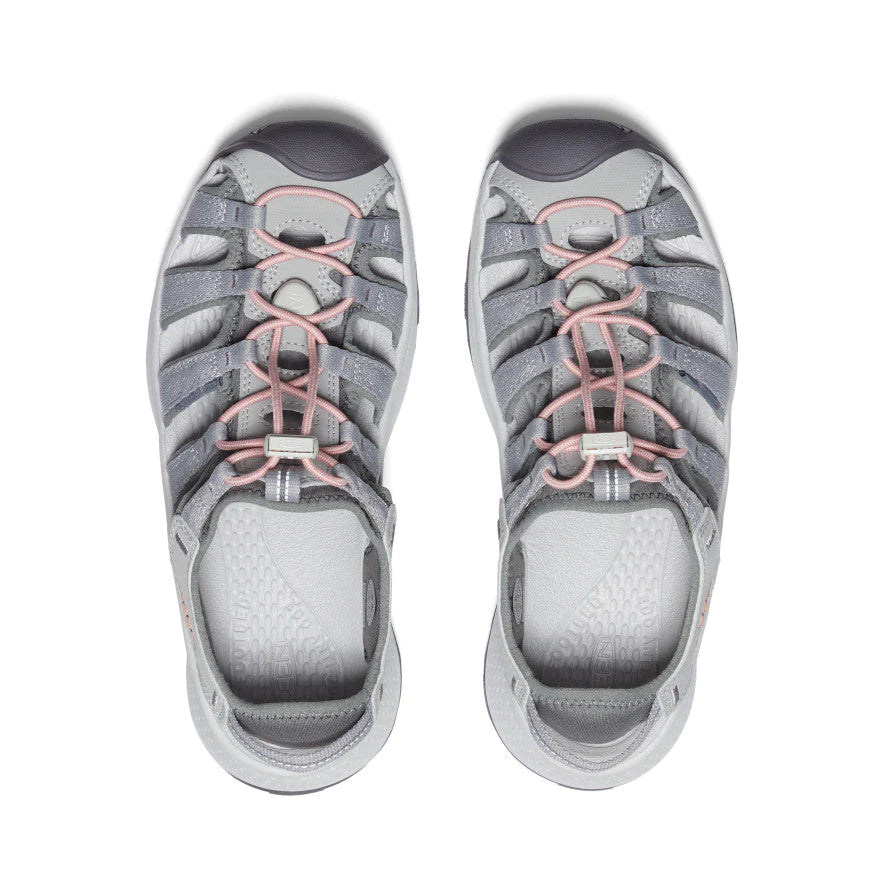 Keen Women's Astoria West Sandals Grey/Coral