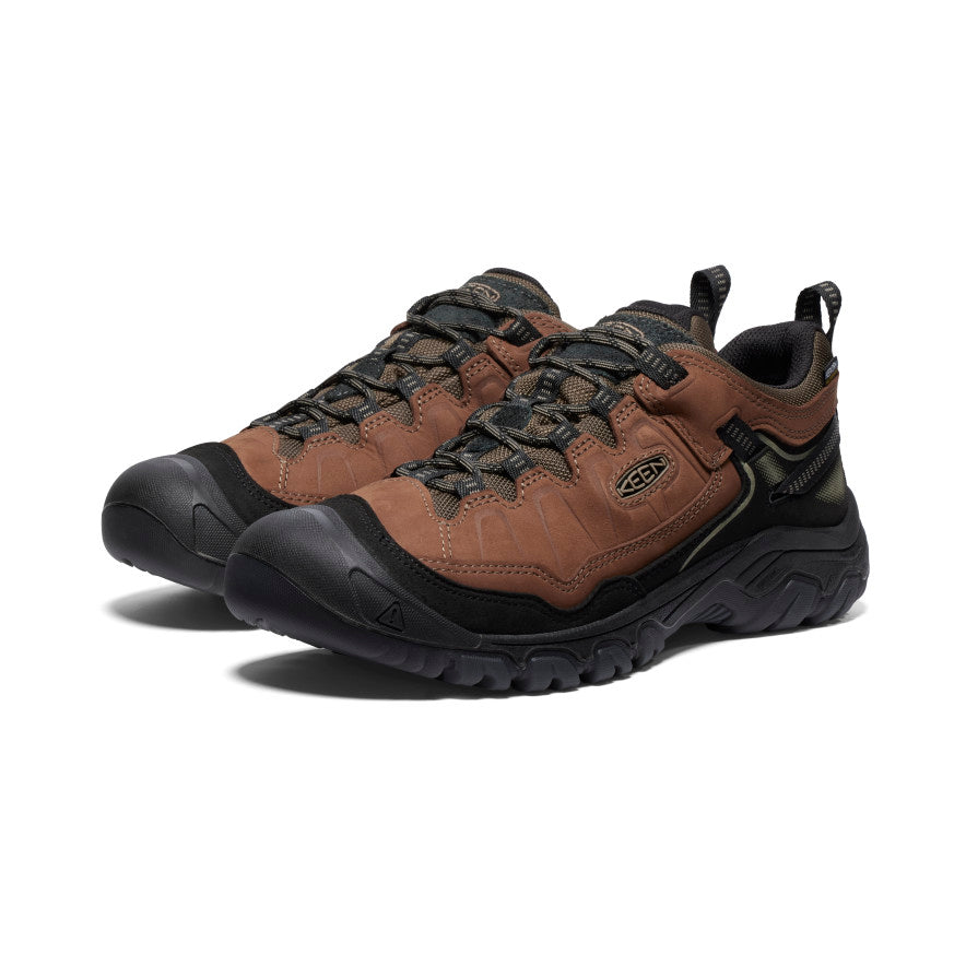 Keen Men's Targhee IV Waterproof Hiking Shoes Bison/Black