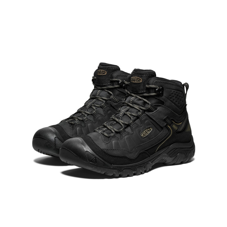 Keen Men's Targhee IV Waterproof Boots Triple Black