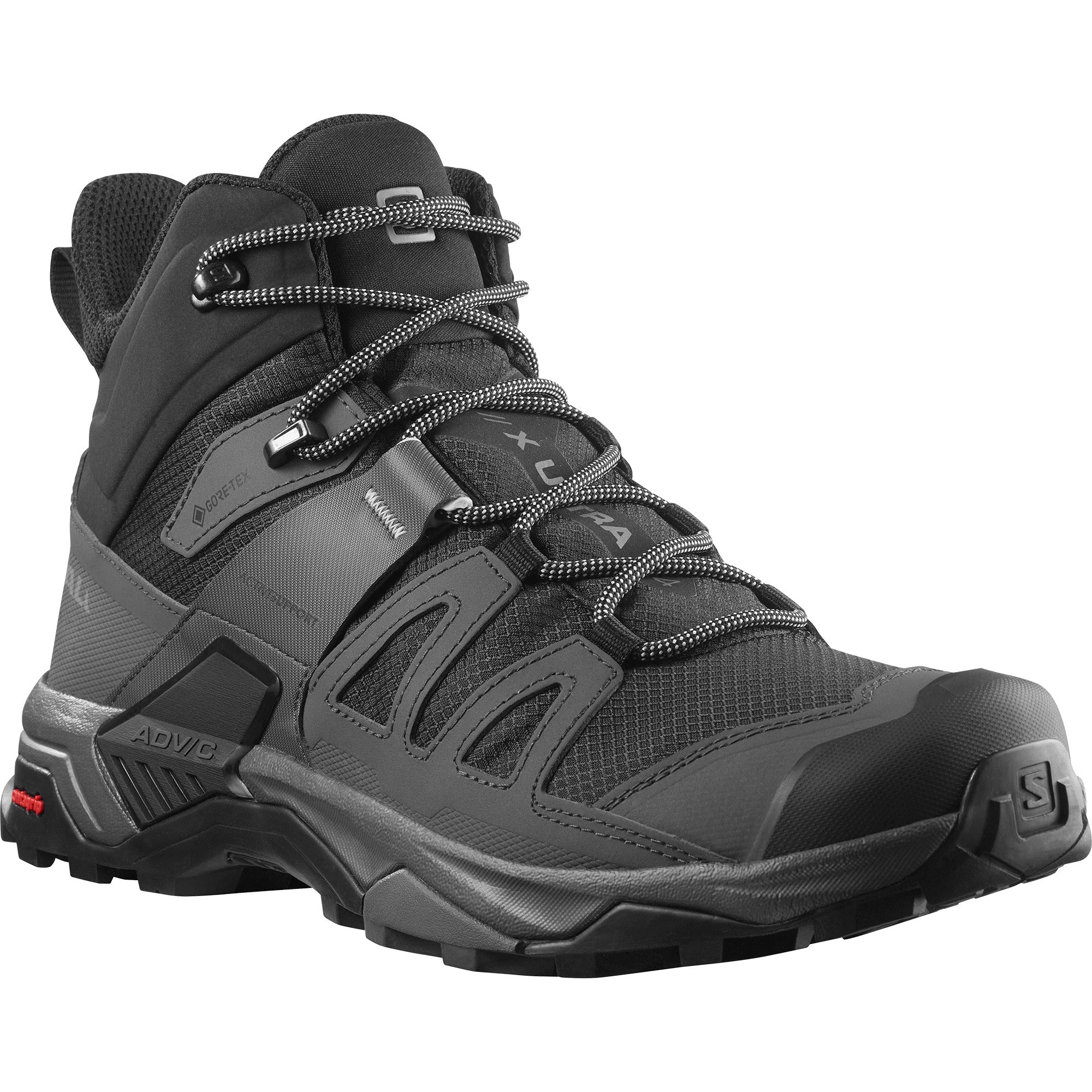 Salomon Men's X ULTRA 4 MID GORE-TEX Black / Magnet / Pearl Blue