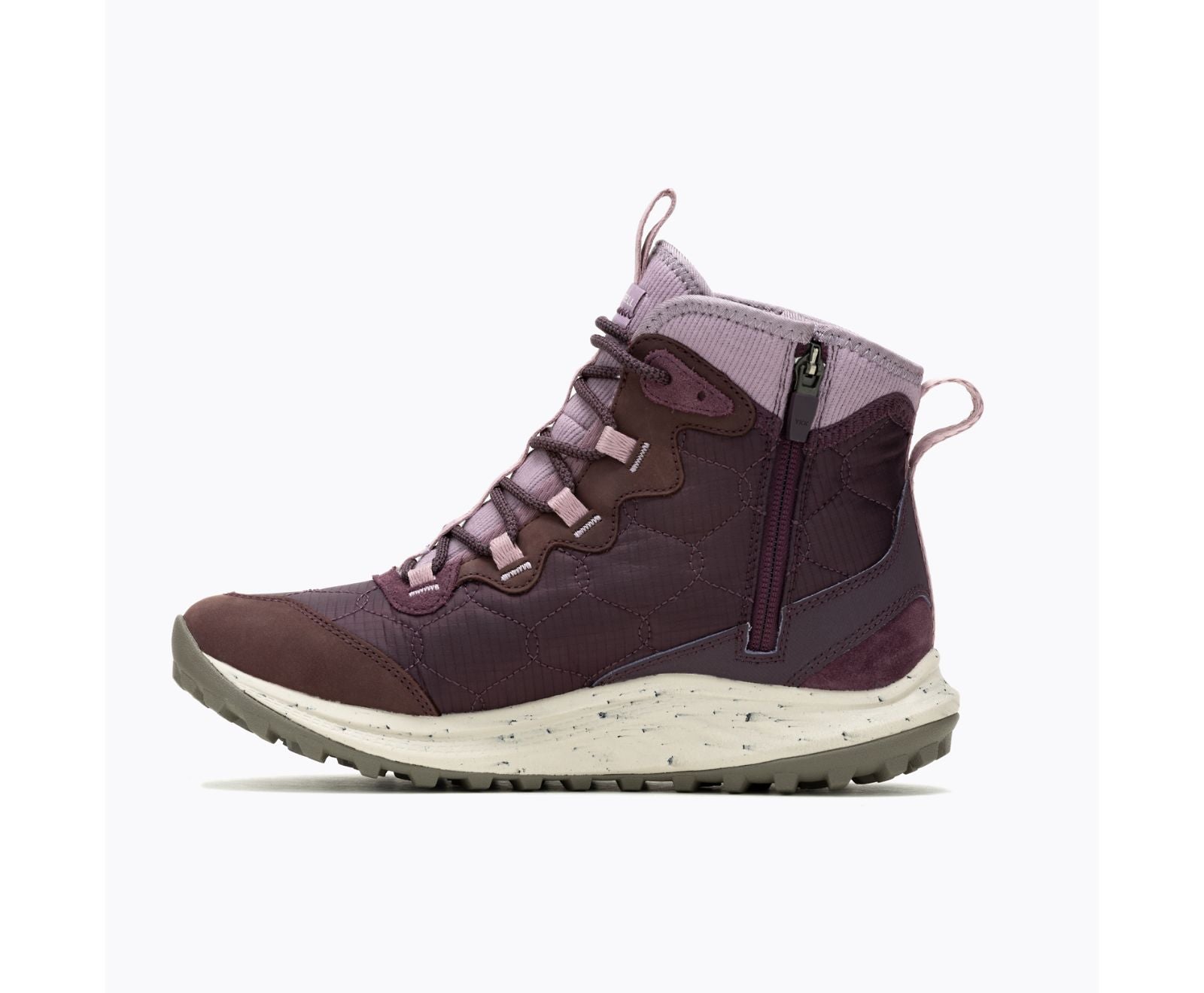 Merrell Women's Antora Thermo Mid Zip Waterproof Boots Burgundy