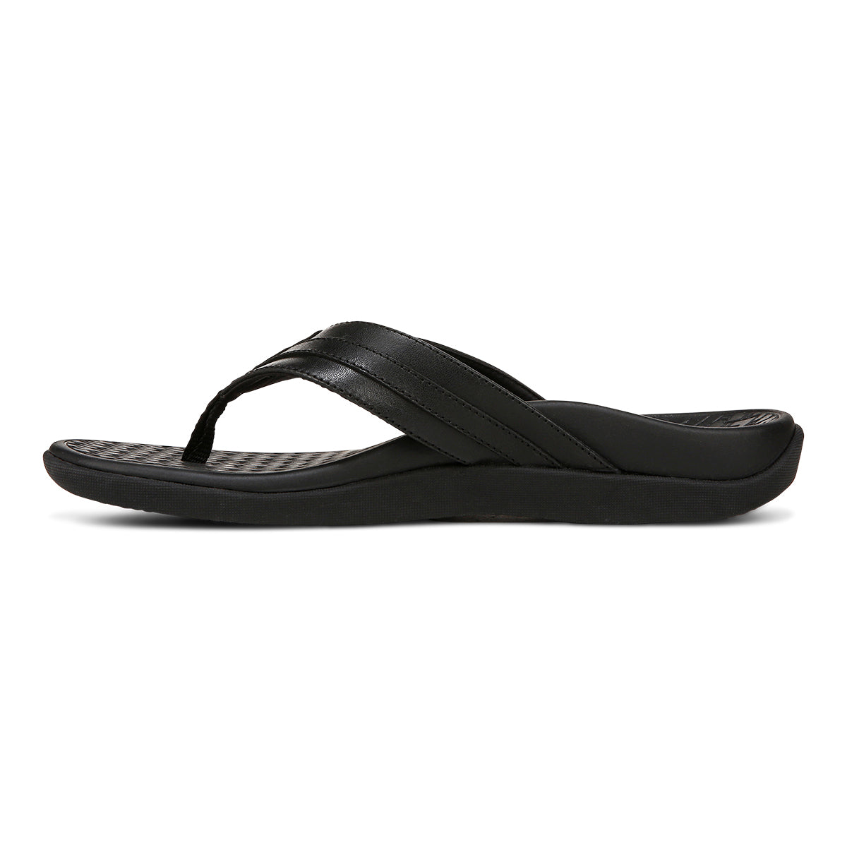 Vionic Men's Tide II Sandal Black Leather