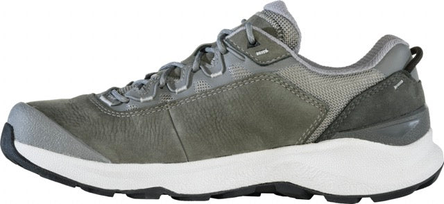 Oboz Men's Cottonwood Low B-Dry Waterproof Shoes Hazy Gray