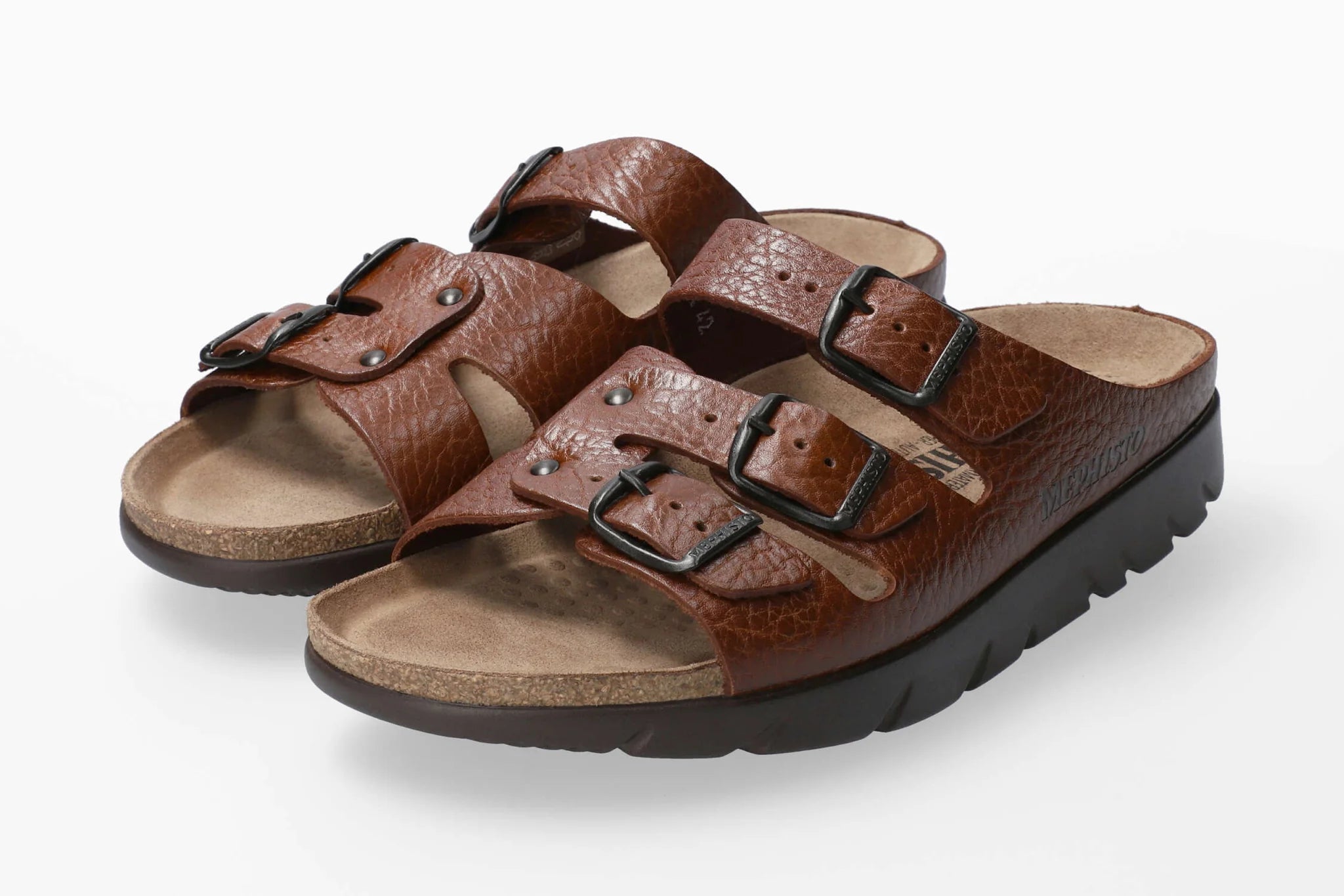 Mephisto Zach Fit Sandals Desert Buffalo
