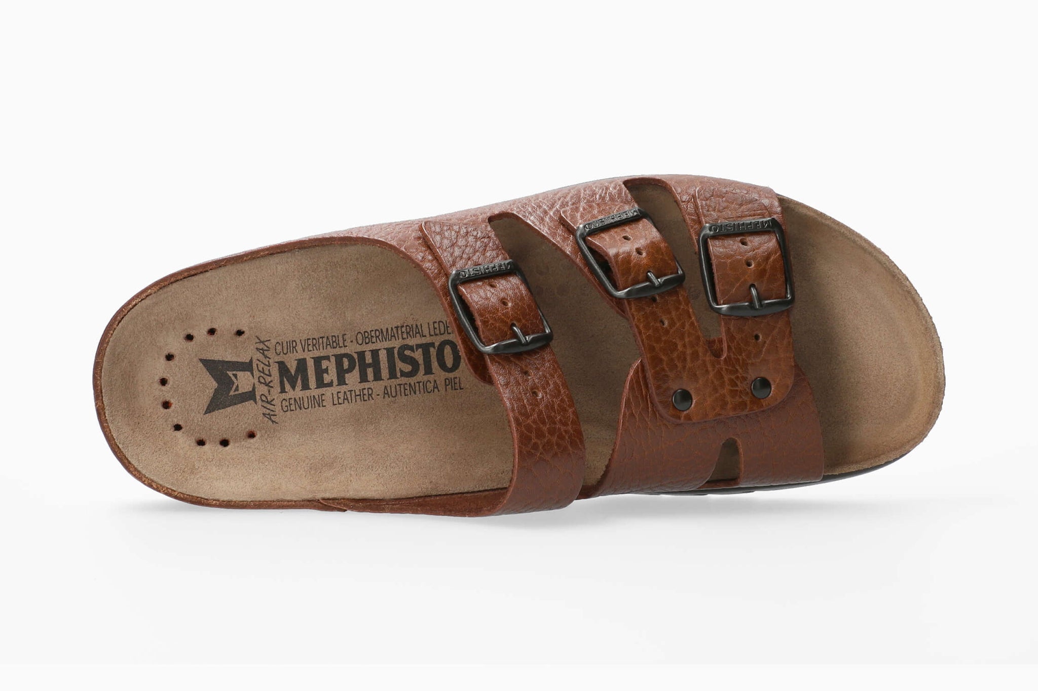 Mephisto Unisex Zach Fit Sandals Desert Buffalo