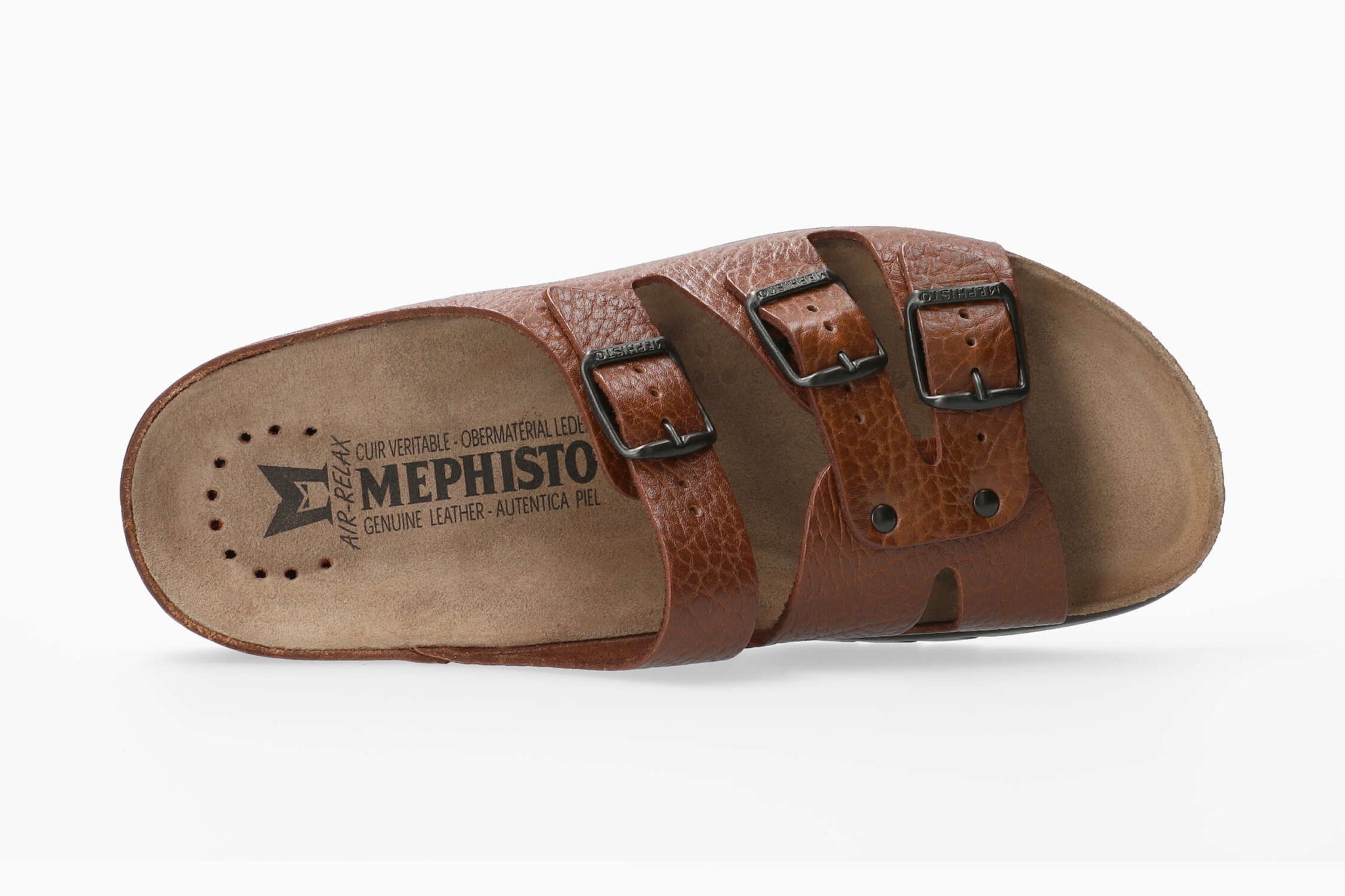 Mephisto Zach Fit Sandals Desert Buffalo