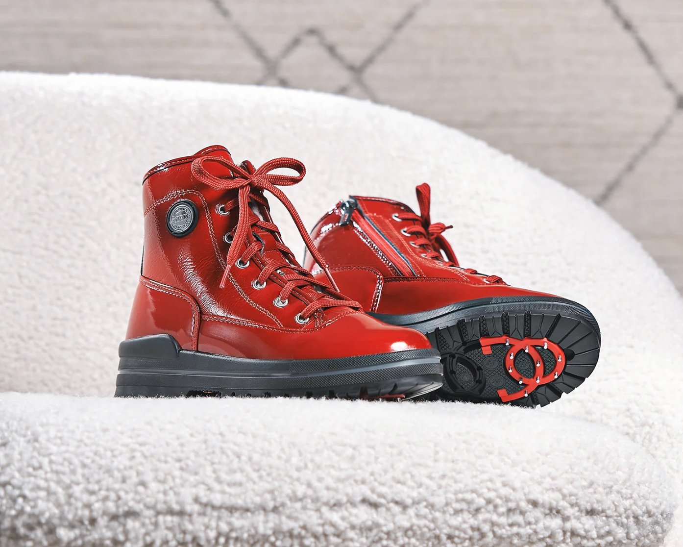 Olang Women's Spoke Winter Boots Rosso