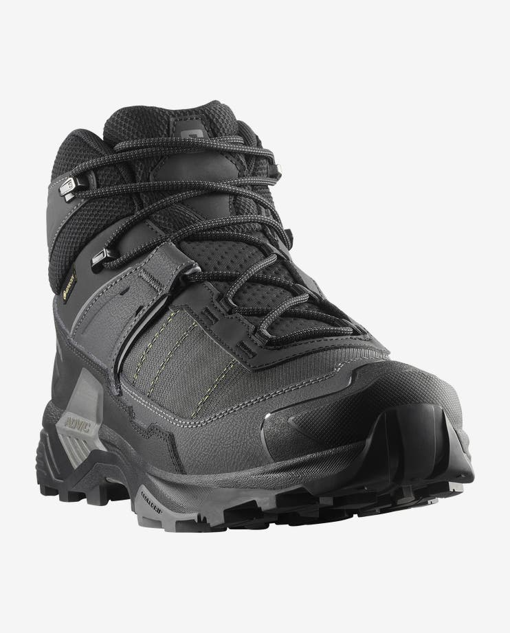 Salomon Men's X ULTRA 5 MID Wide GORE-TEX Black / Asphalt / Castlerock