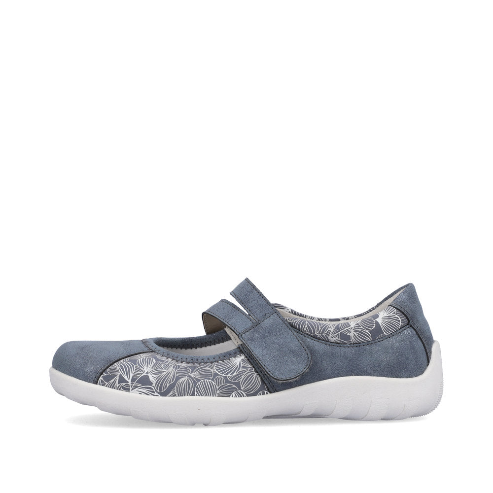 Remonte Women's R3510-12 Mary Jane Blue Combination
