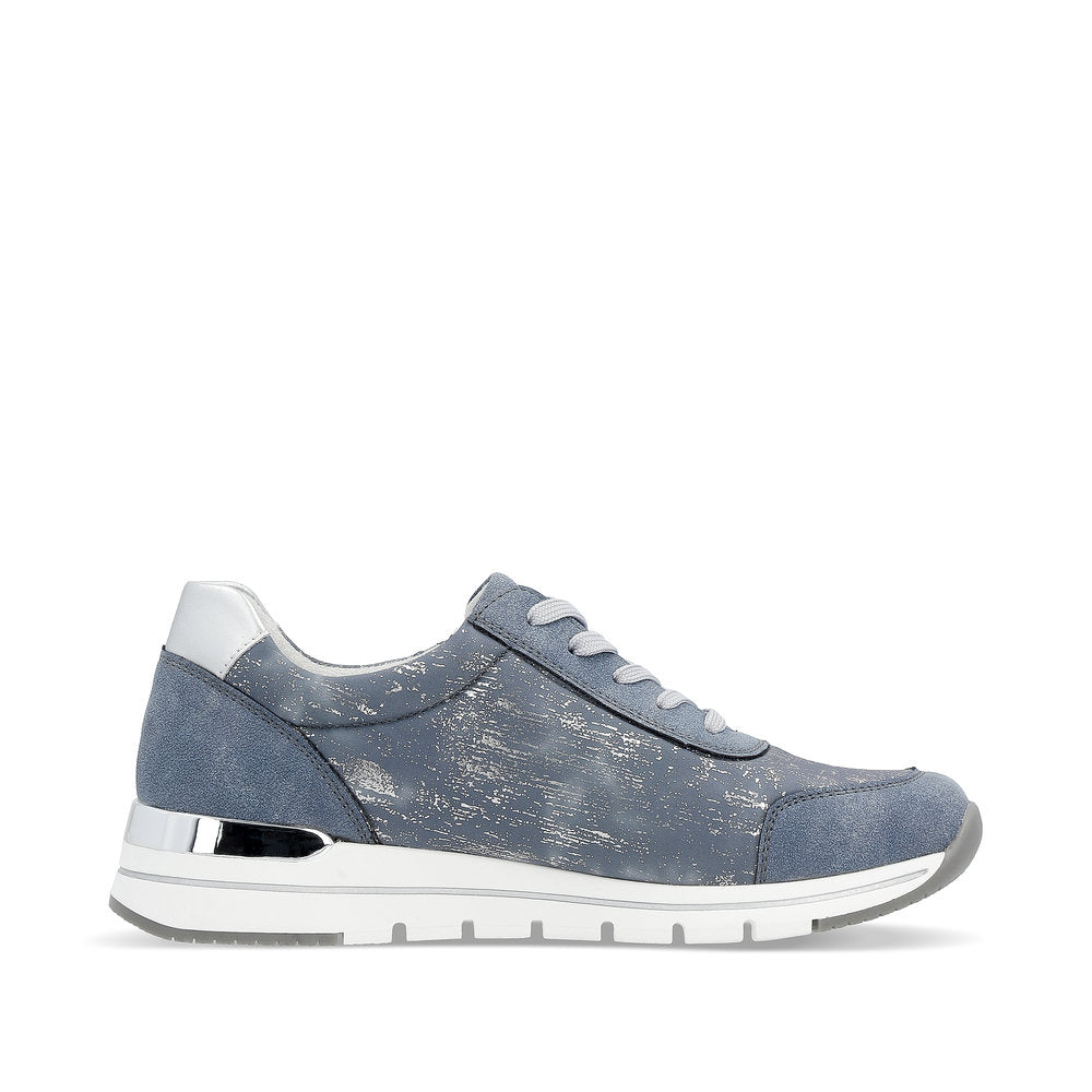 Rieker Women's R6700 Shoes Blue Combination