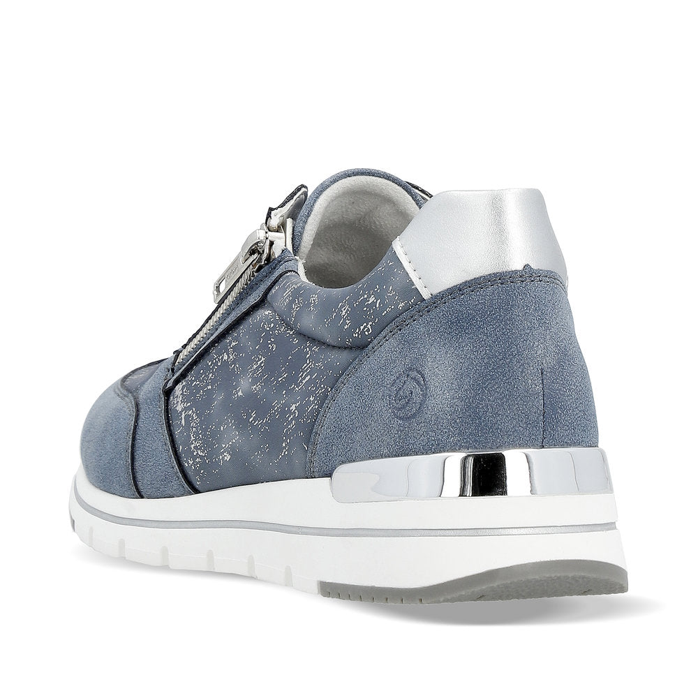 Rieker Women's R6700 Shoes Blue Combination