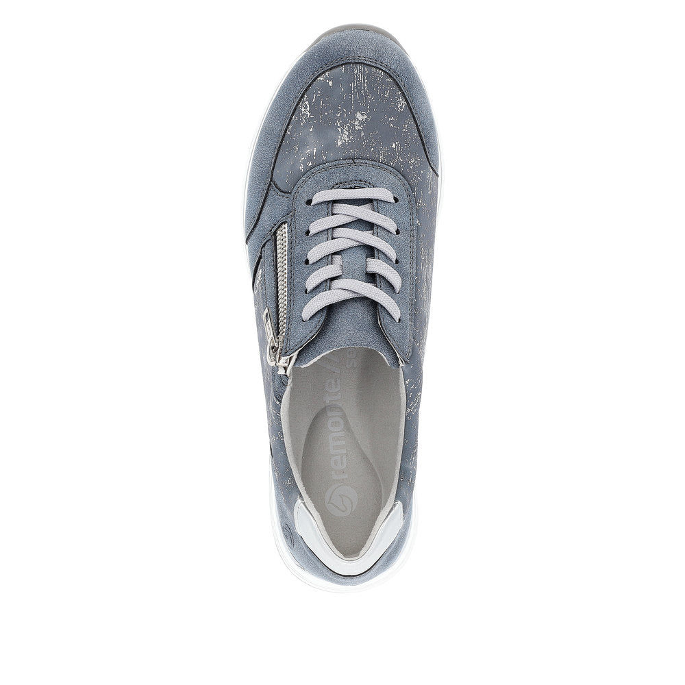 Rieker Women's R6700 Shoes Blue Combination