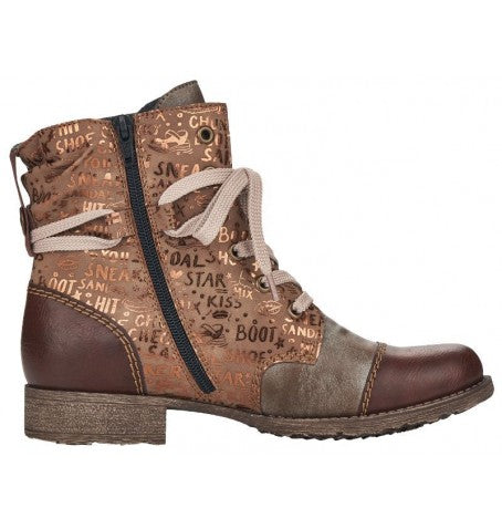thumbnail image 2 of Rieker Women’s Classic Boots Brown Outdoor Winter Shoes Y885124 - 121 Shoes 2 of 10