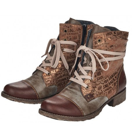 Rieker Women's 70822-25 Boot Brown