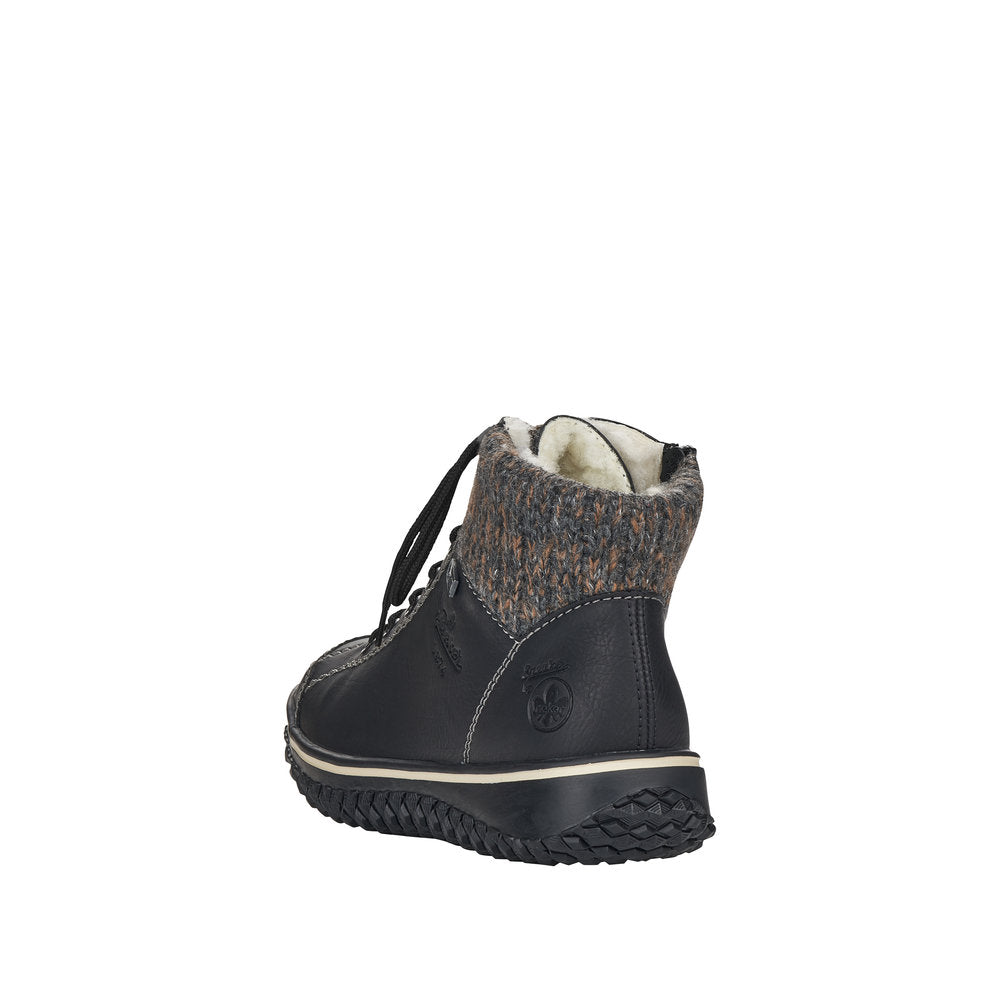 Rieker Women's Z4243-01 Boots Black