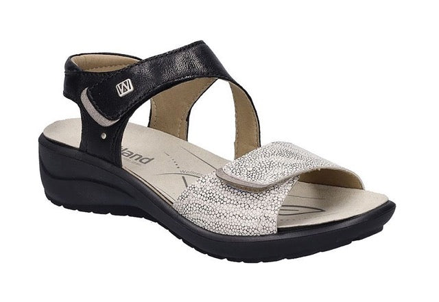 Romika Women's Annecy 01 Sandals Black
