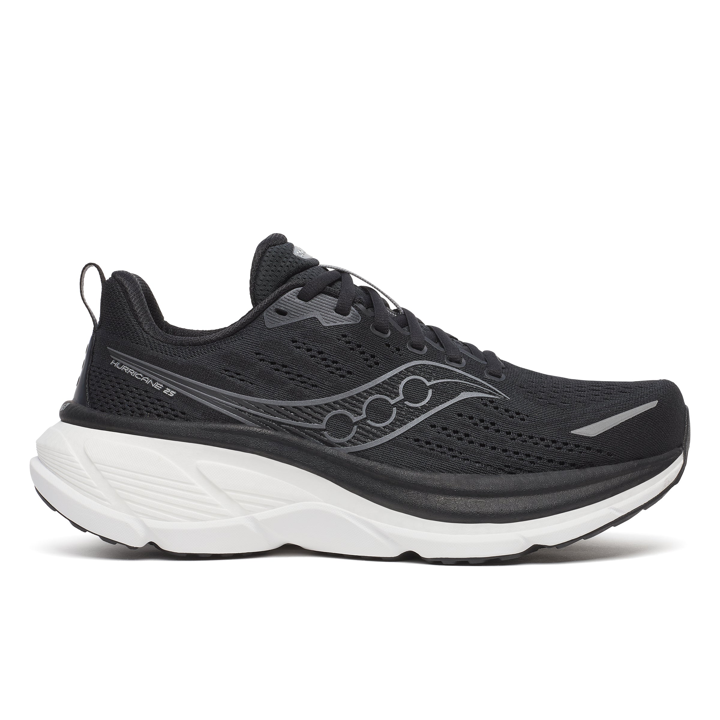 Saucony Men's Hurricane 25 Runners Black/White