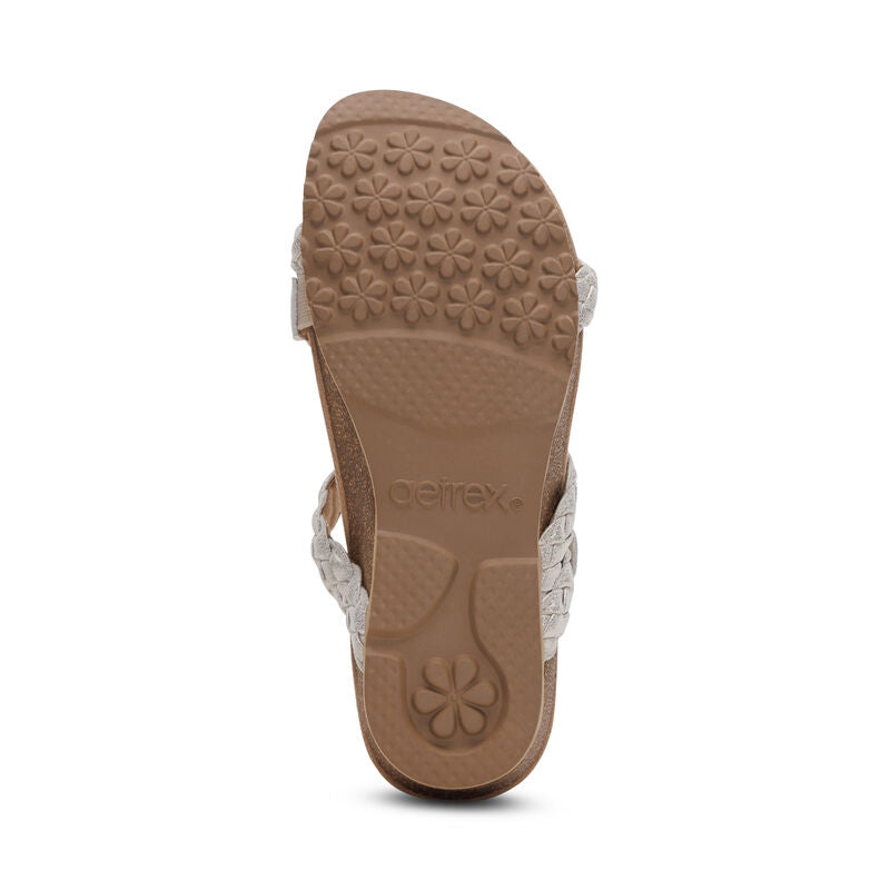 Aetrex Women's Josie Slide Champagne