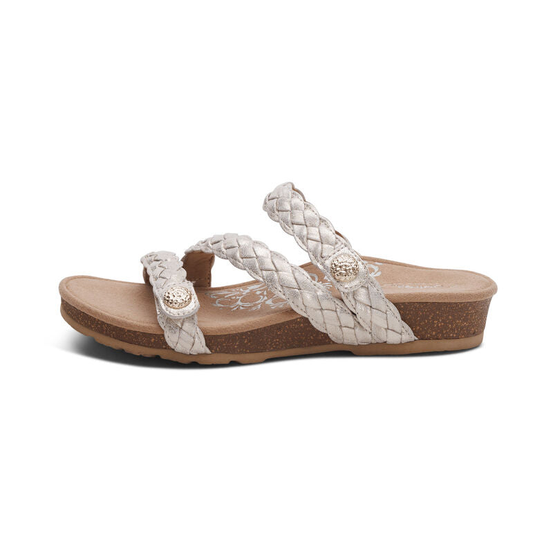 Aetrex Women's Josie Slide Champagne