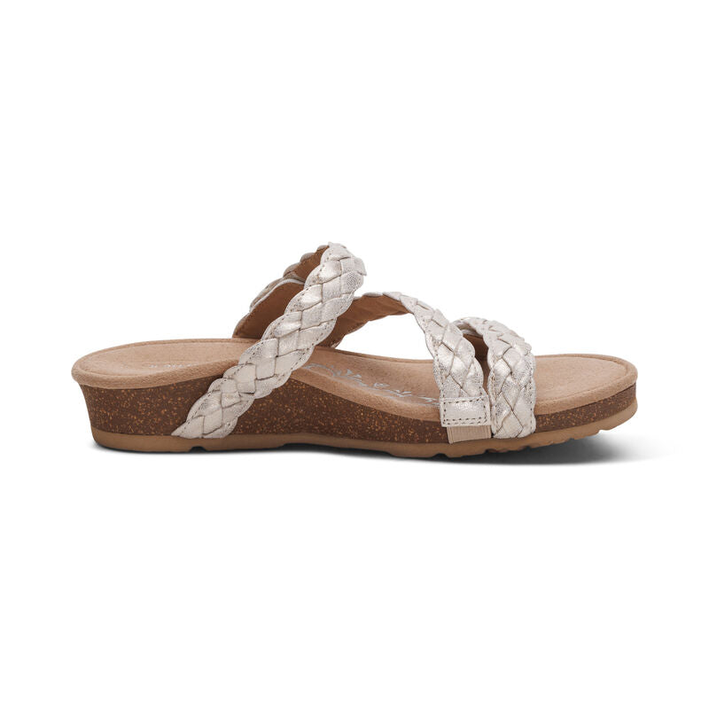 Aetrex Women's Josie Slide Champagne