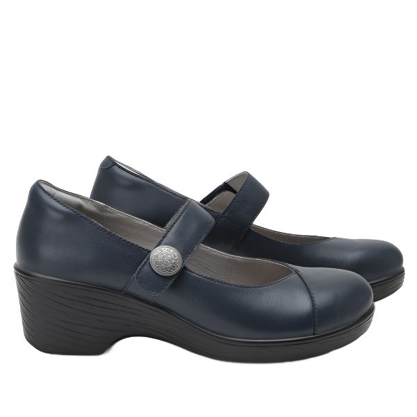 Alegria Sofi Mary Jane Navy Gloss