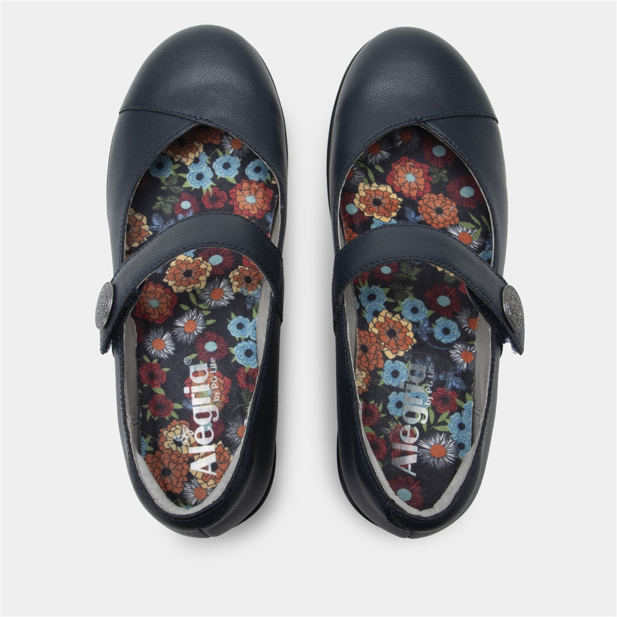 Alegria Sofi Mary Jane Navy Gloss