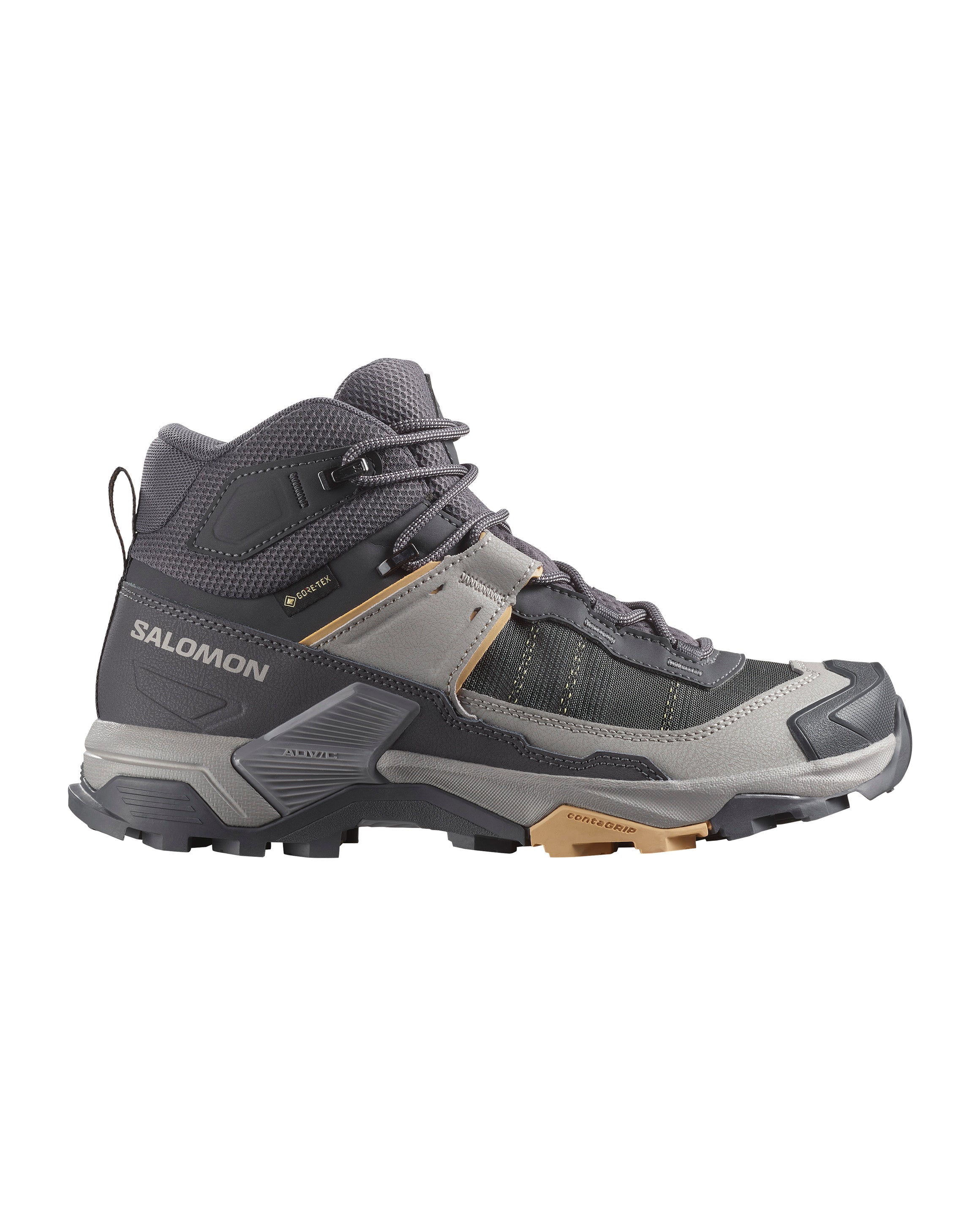 Salomon Women's X ULTRA 5 MID GORE-TEX Magnet Nine Iron/Gull/Soft Clay