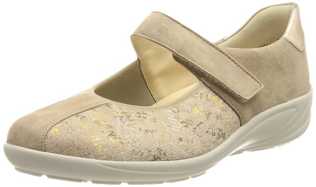 Semler Women's Brigit Mary Jane Beige